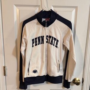 Colosseum Navy and White Zip-Up Jacket